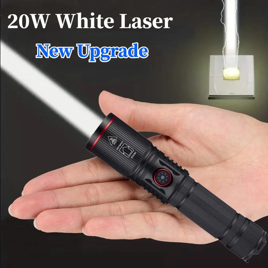 Ultra-Bright 20W Laser LED Flashlight